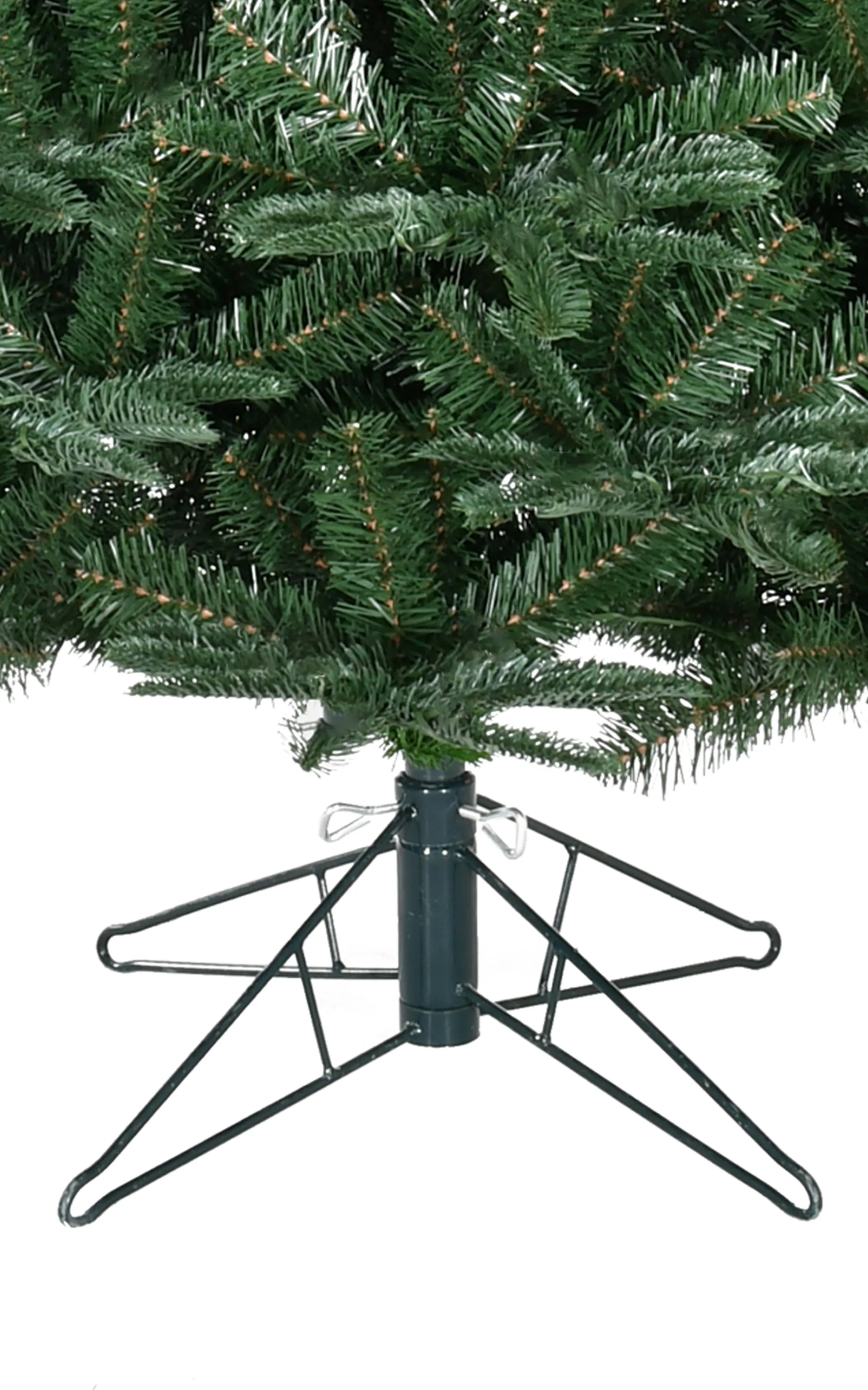 11ft Unlit Green Aspen Fir Christmas Tree - 4269 Tips 77" Diameter with Stand