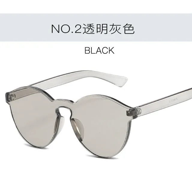 2019 New Fashion Women Flat Sunglasses