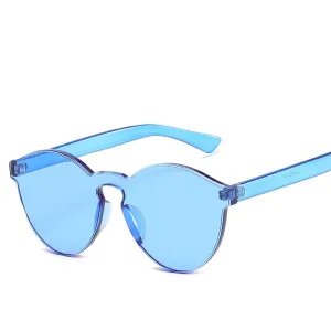 2019 New Fashion Women Flat Sunglasses