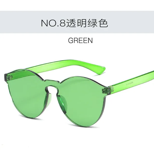 2019 New Fashion Women Flat Sunglasses
