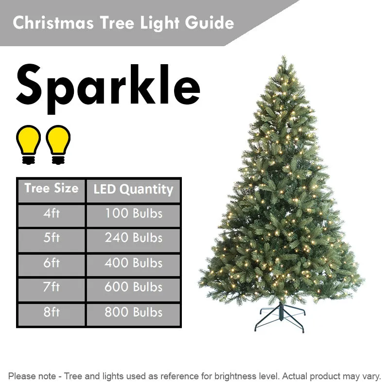 6.5 Foot Tall Pencil Slim Artificial Christmas Tree with Realistic Branches