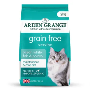 Arden Grange Grain Free Cat Sensitive Fresh Fish & Potato 2kg