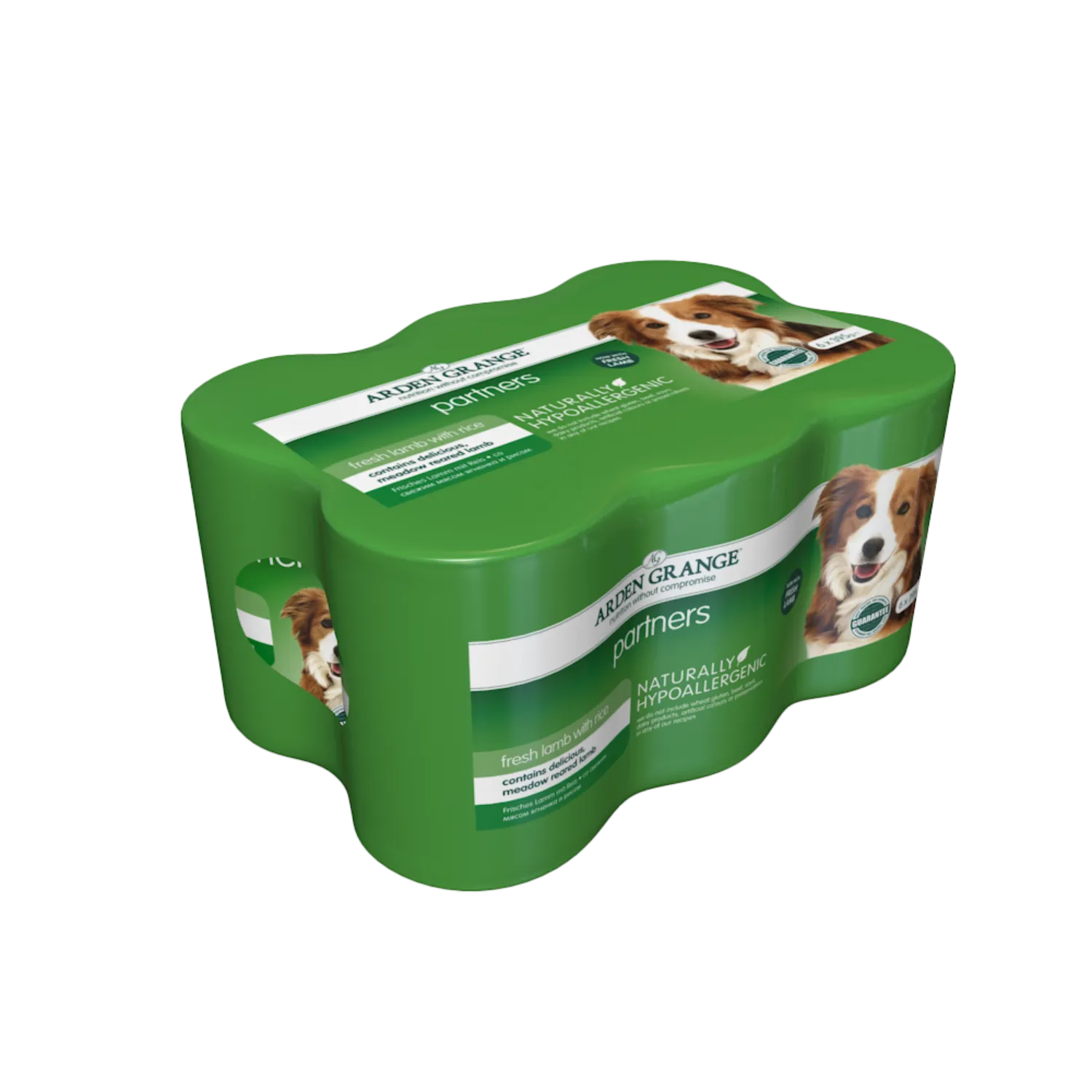 Arden Grange Partners Adult Dog Fresh Lamb & Rice Tinned Dog Food 6 x 400g Tins
