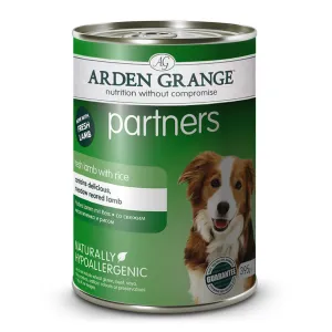 Arden Grange Partners Adult Dog Fresh Lamb & Rice Tinned Dog Food 6 x 400g Tins