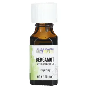 Aura Cacia Bergamot Inspiring Essential Oil 0.5oz