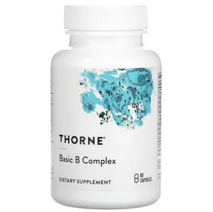 B vitamins, BASIC B COMPLEX, Thorne Research, 60 capsules