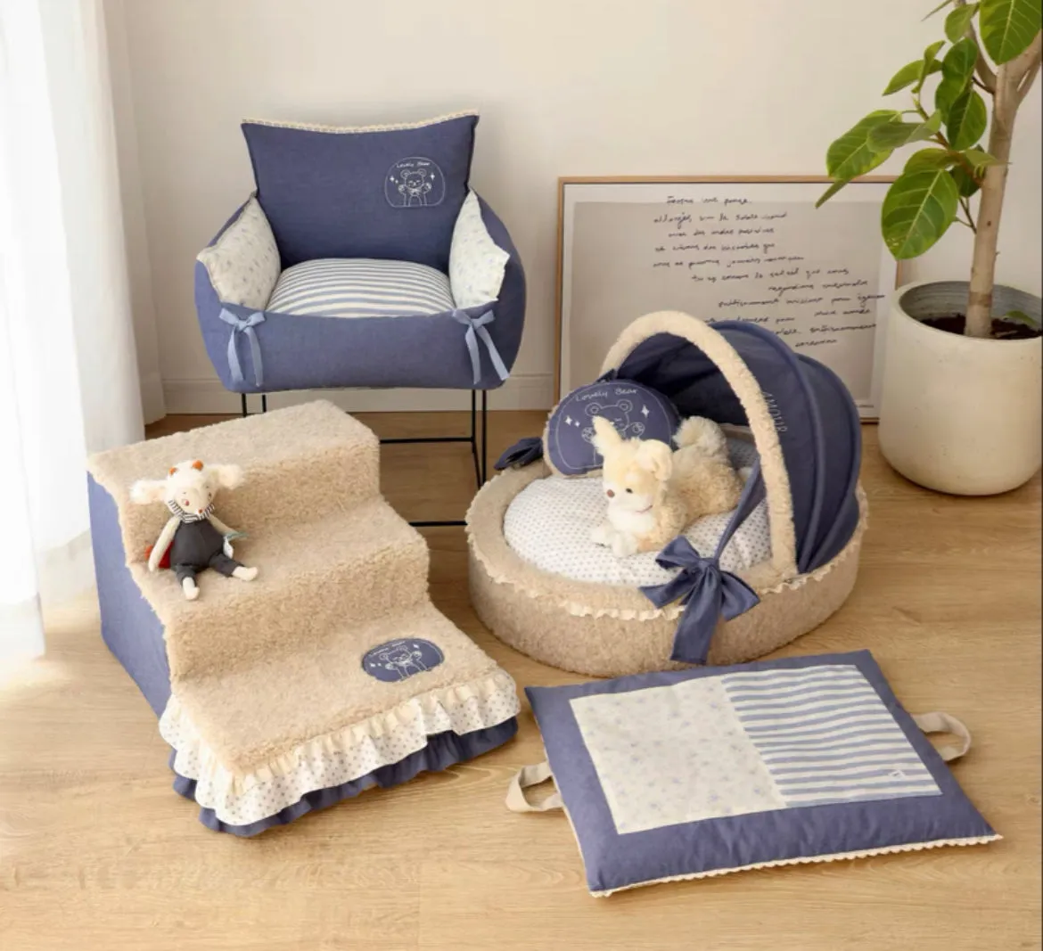 Beary Comfy Pet Stairs