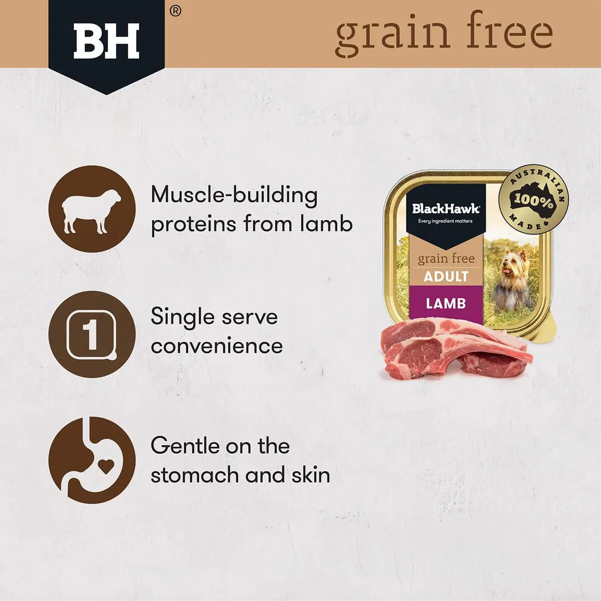 Black Hawk Grain Free Adult Lamb Wet Dog Food