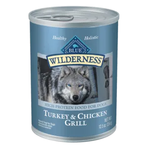 Blue Buffalo Wilderness Canned Dog Food Turkey & Chicken