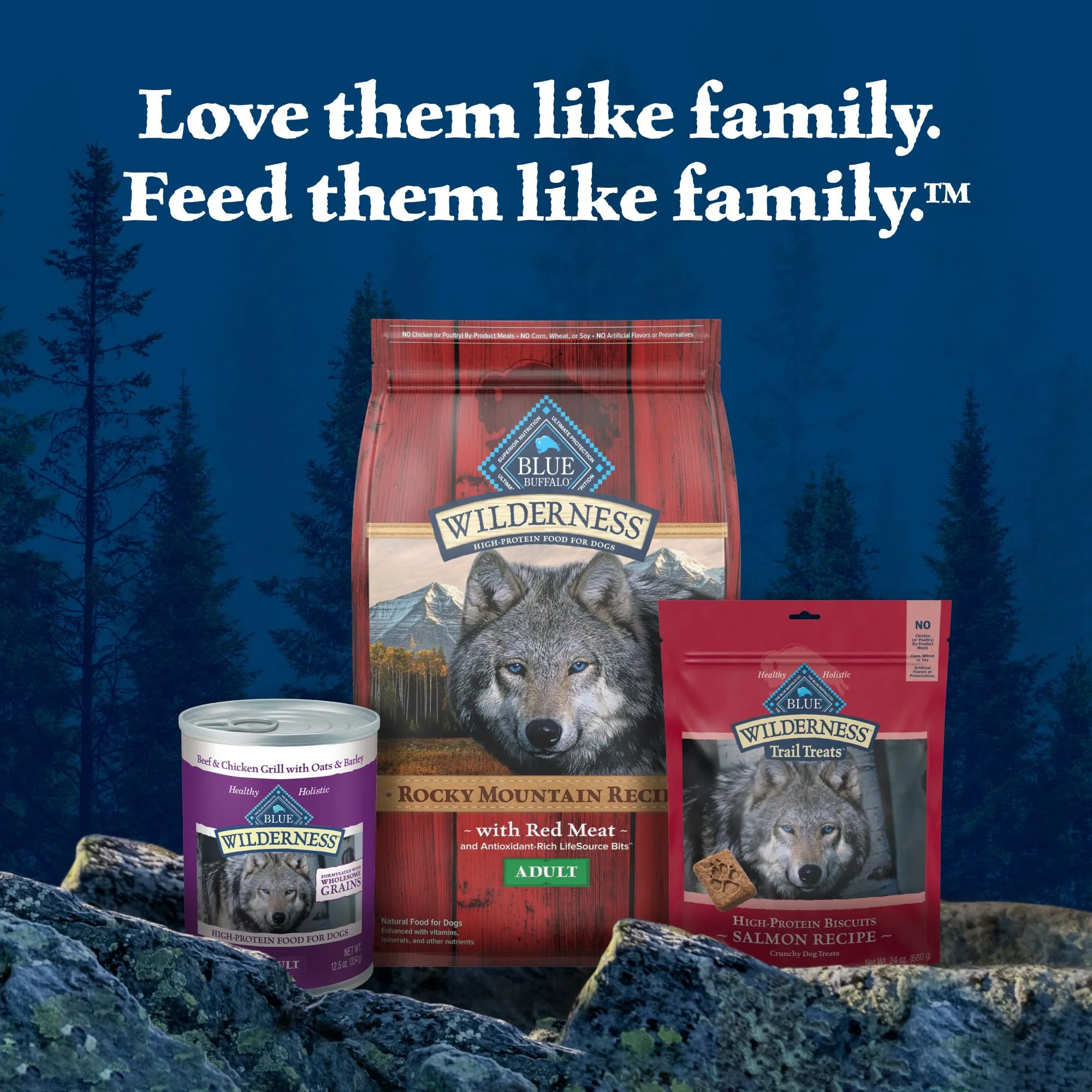 Blue Buffalo Wilderness Trail Treats Crunchy Dog Biscuits Variety Pack, Grain-Free and High-Protein Dog Treats Made with Natural Ingredients, | Duck, Turkey & Salmon Recipes, 10-oz. Bag (3 Pack)