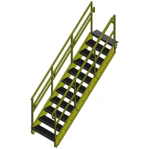 Bluff OSHA Stairway - 11 to 16 Steps