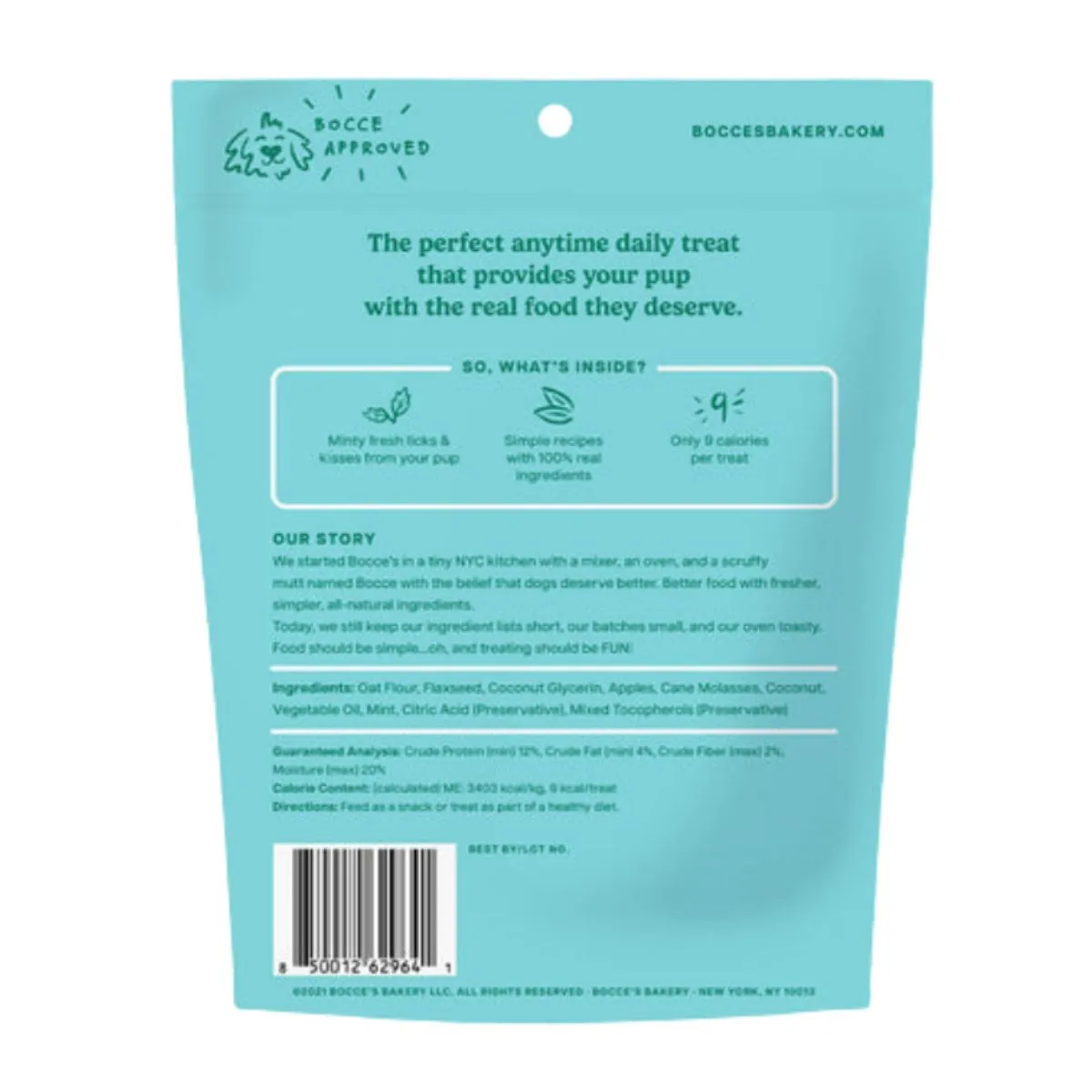 Bocce's Brushy Sticks Dental Bars Dog Treats Large 16oz