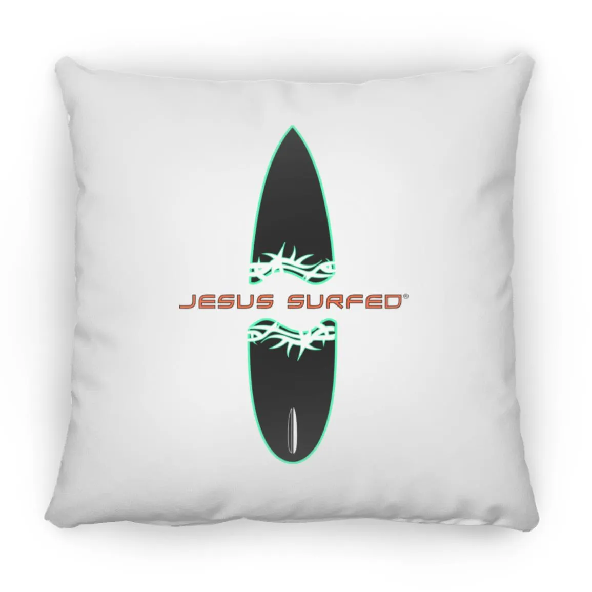 Broken Board - Large Square Pillow