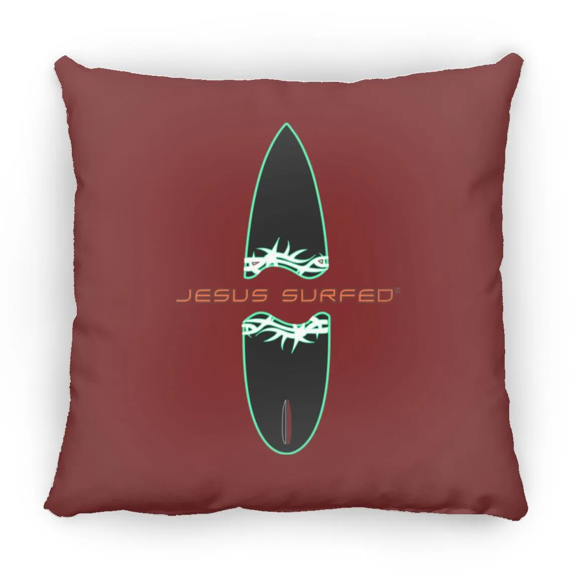 Broken Board - Large Square Pillow