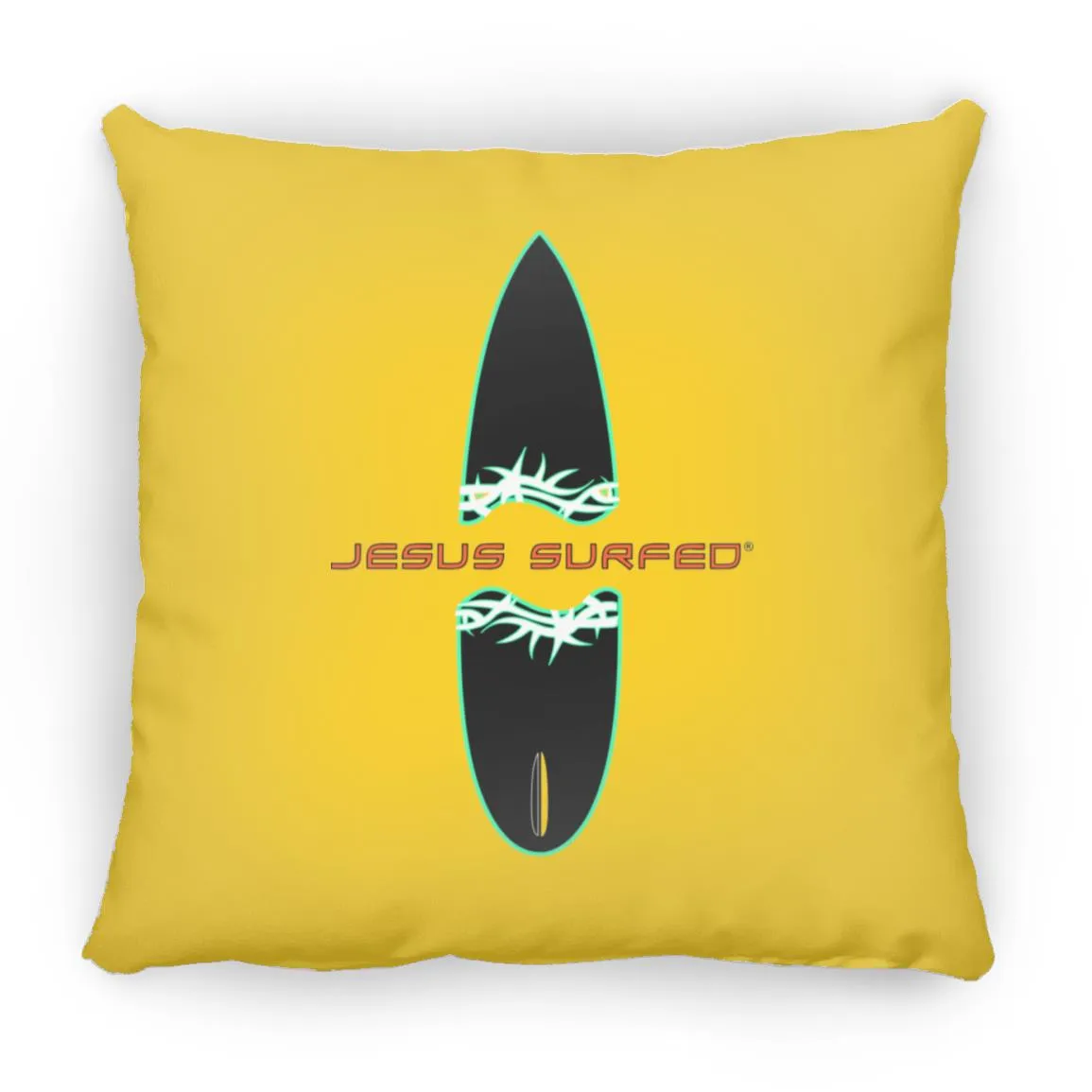 Broken Board - Large Square Pillow