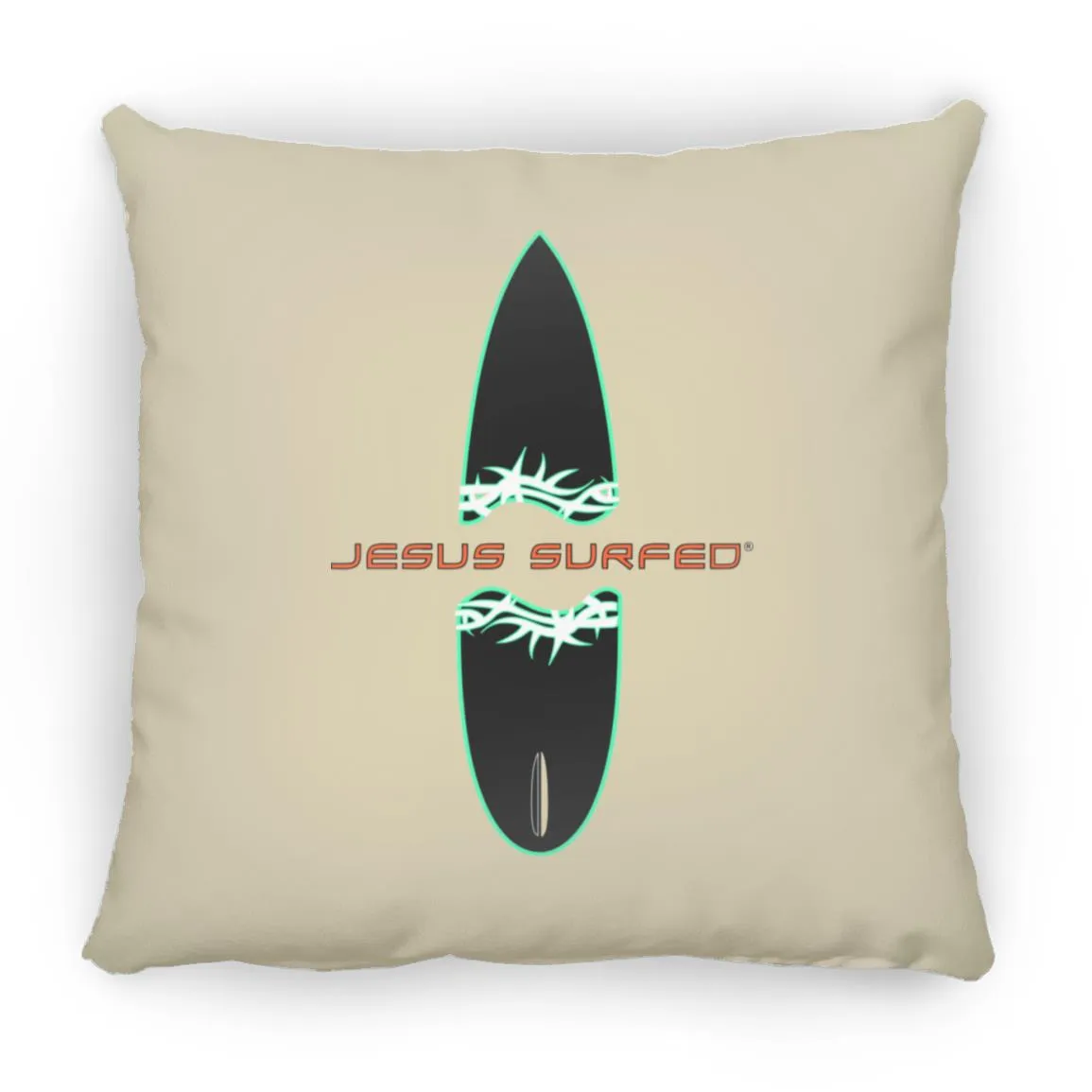 Broken Board - Large Square Pillow