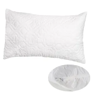 Brolly Sheets Waterproof Pillow Protectors, Quilted, 2 Packs