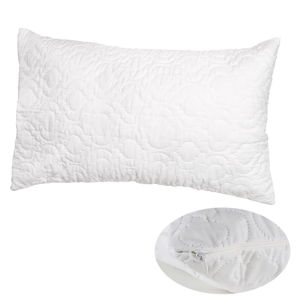 Brolly Sheets Waterproof Pillow Protectors, Quilted, 2 Packs