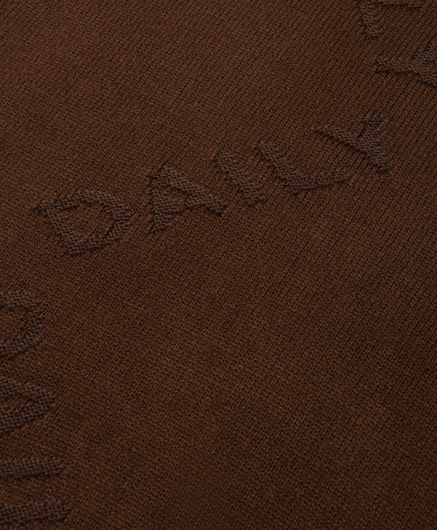 Brown Diamond Knit Sweater