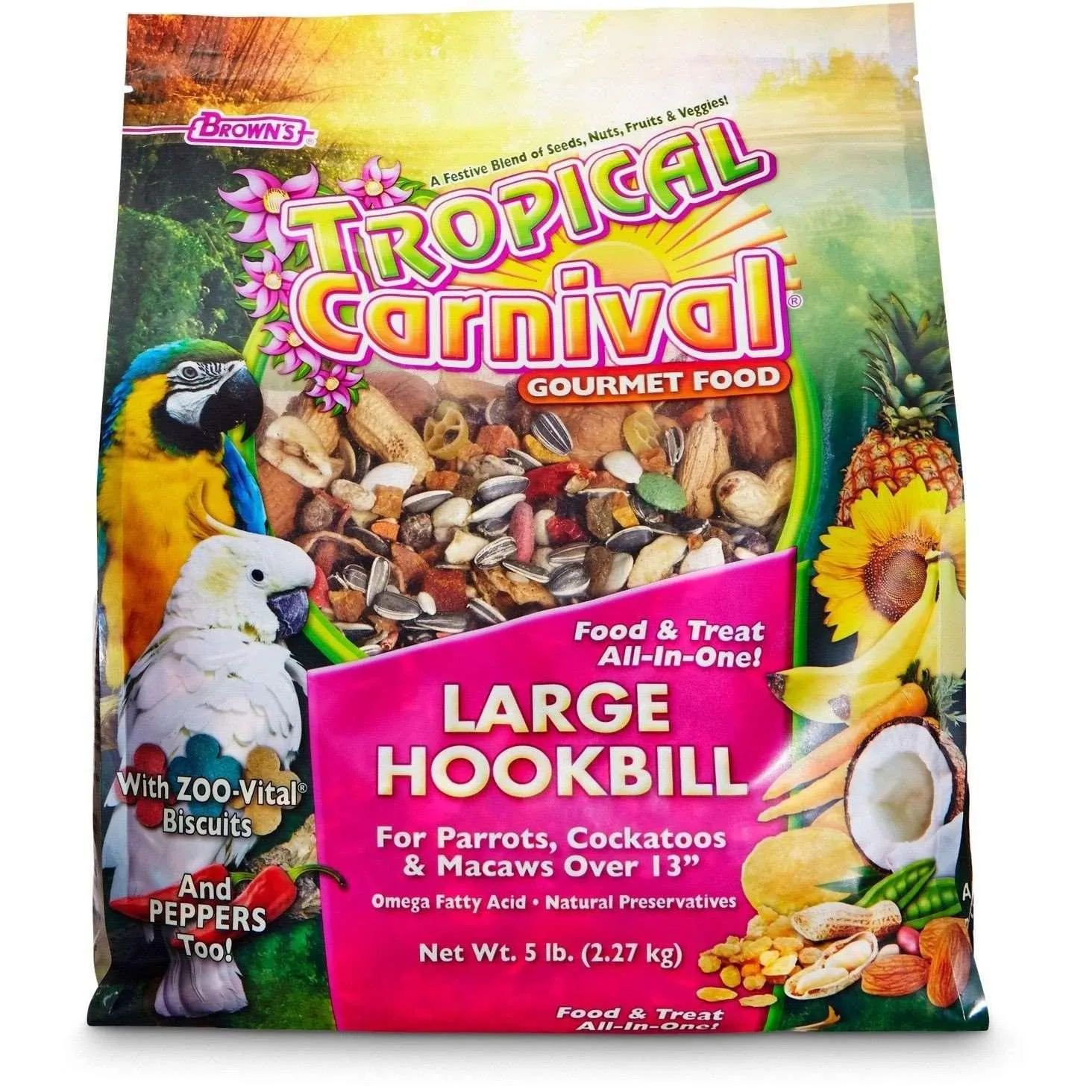 Brown's Tropical Carnival Large Hookbill Food