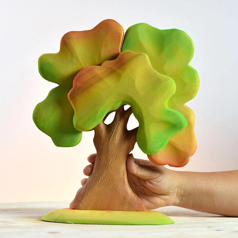 Bumbu Large Wooden Oak Tree - Autumn