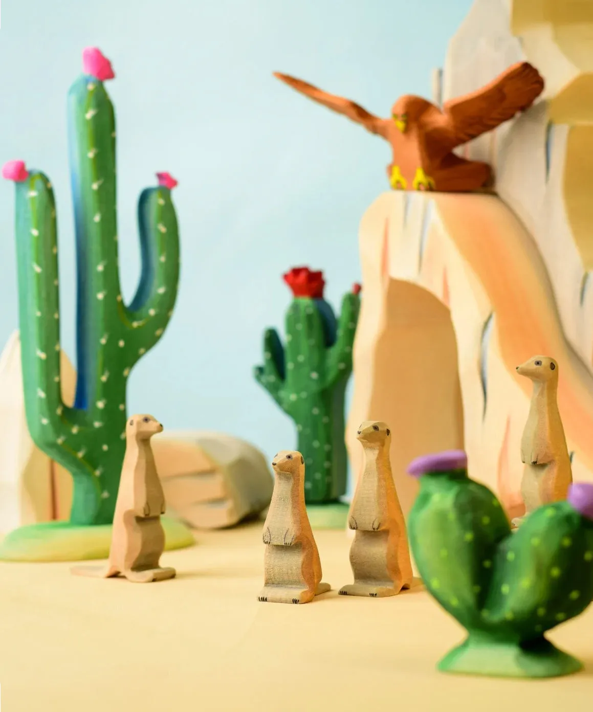 Bumbu Wooden Mexican Cactus
