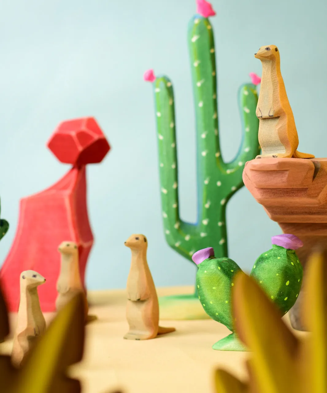 Bumbu Wooden Mexican Cactus