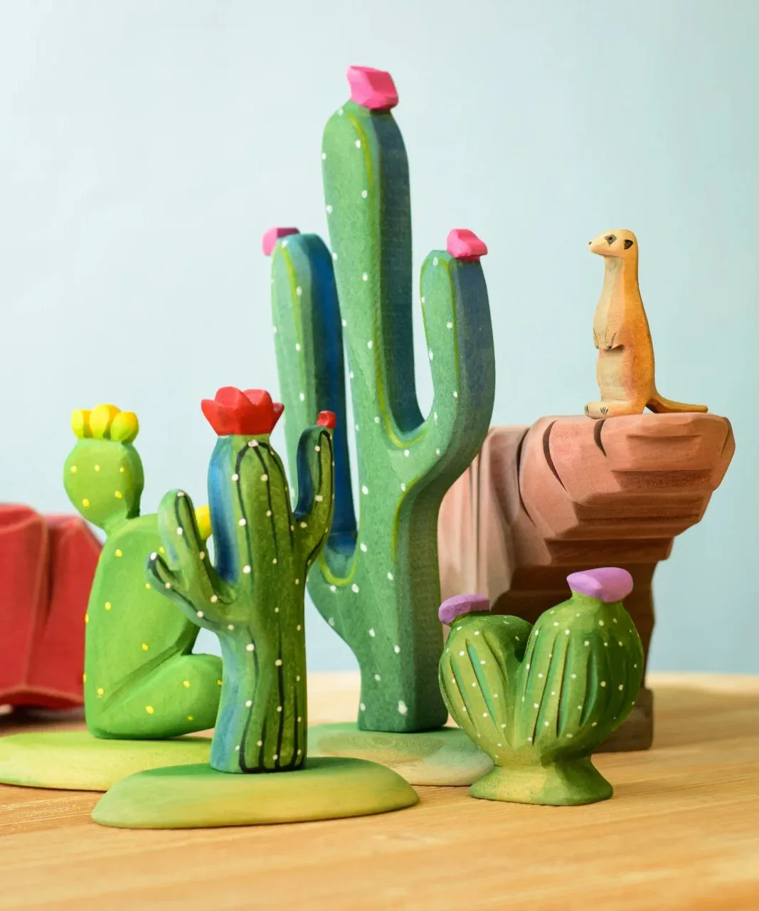 Bumbu Wooden Mexican Cactus