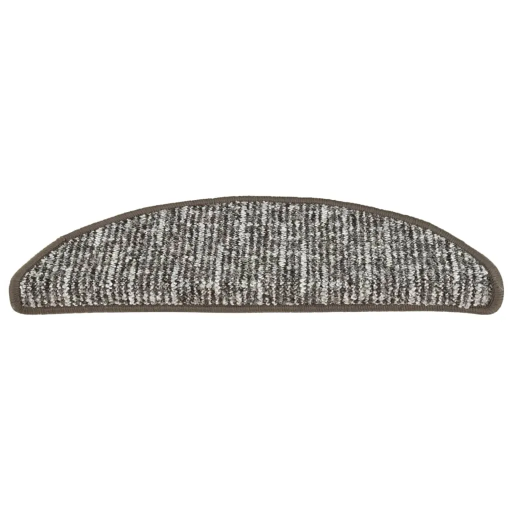Carpet Stair Treads 15 pcs Anthracite 65x25 cm