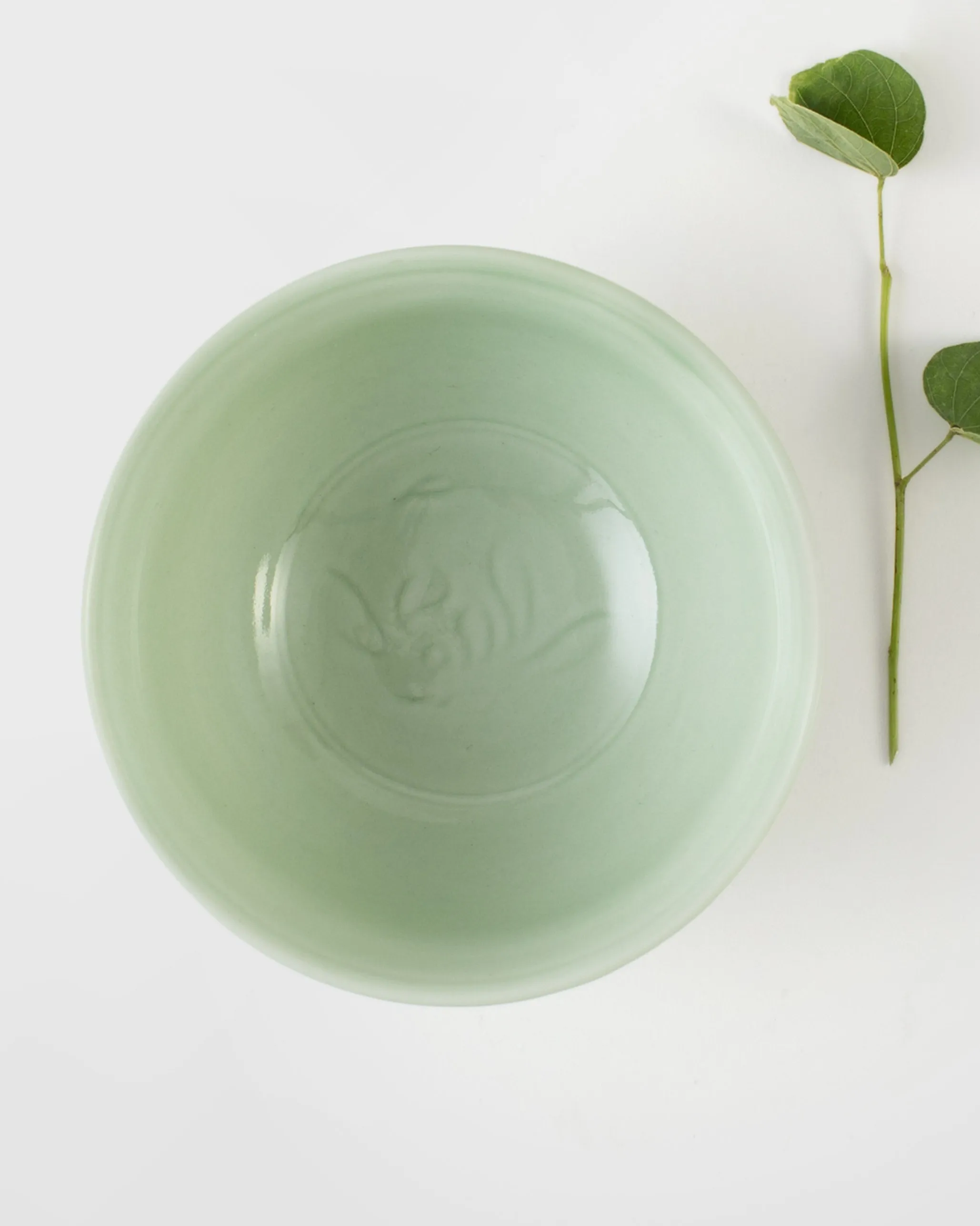 Celadon Wasabi Nut Bowl
