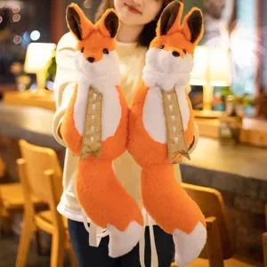 Charming Fox Plush Kids Backpack - Ideal for Preschool Adventures