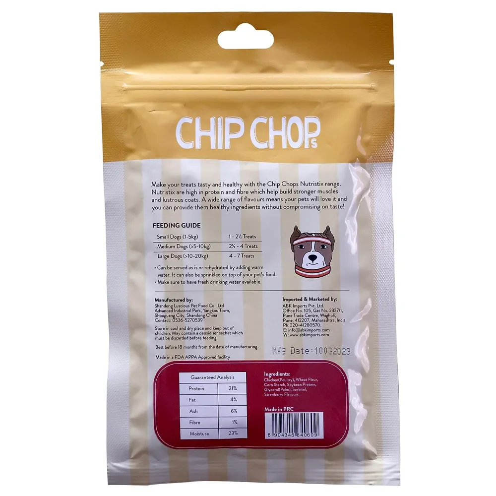 Chip Chops Blueberry, Duck and Strawberry Nutristix Dog Treats Combo (3 x 70g)