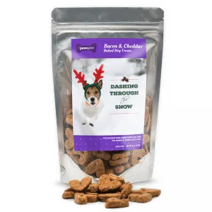 Christmas Crunchy Bacon & Cheese Dog Treats