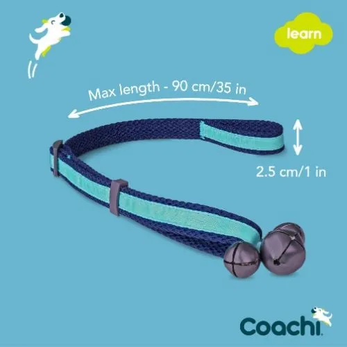 Coachi Navy & Light Blue Puppy Toilet Training Bells