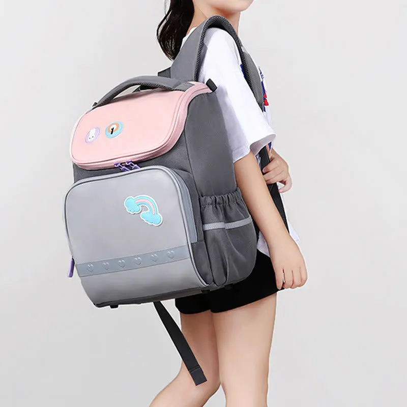 Cute Children's Backpack Cartoon Printing Breathable Lightweight School Bag
