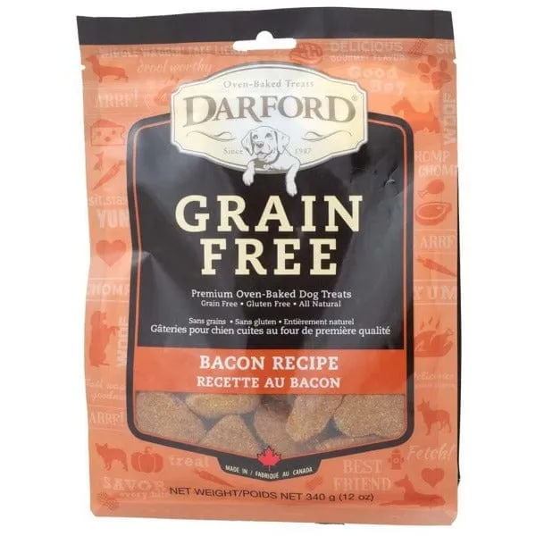 Darford Grain Free Bacon Recipe Oven-Baked Dog Treats