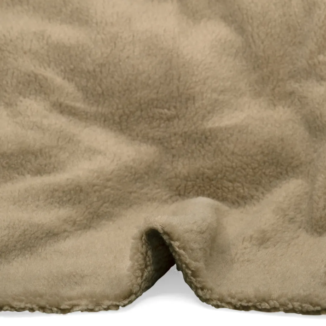 Deadstock Shearling Stretch Fleece - Mushroom