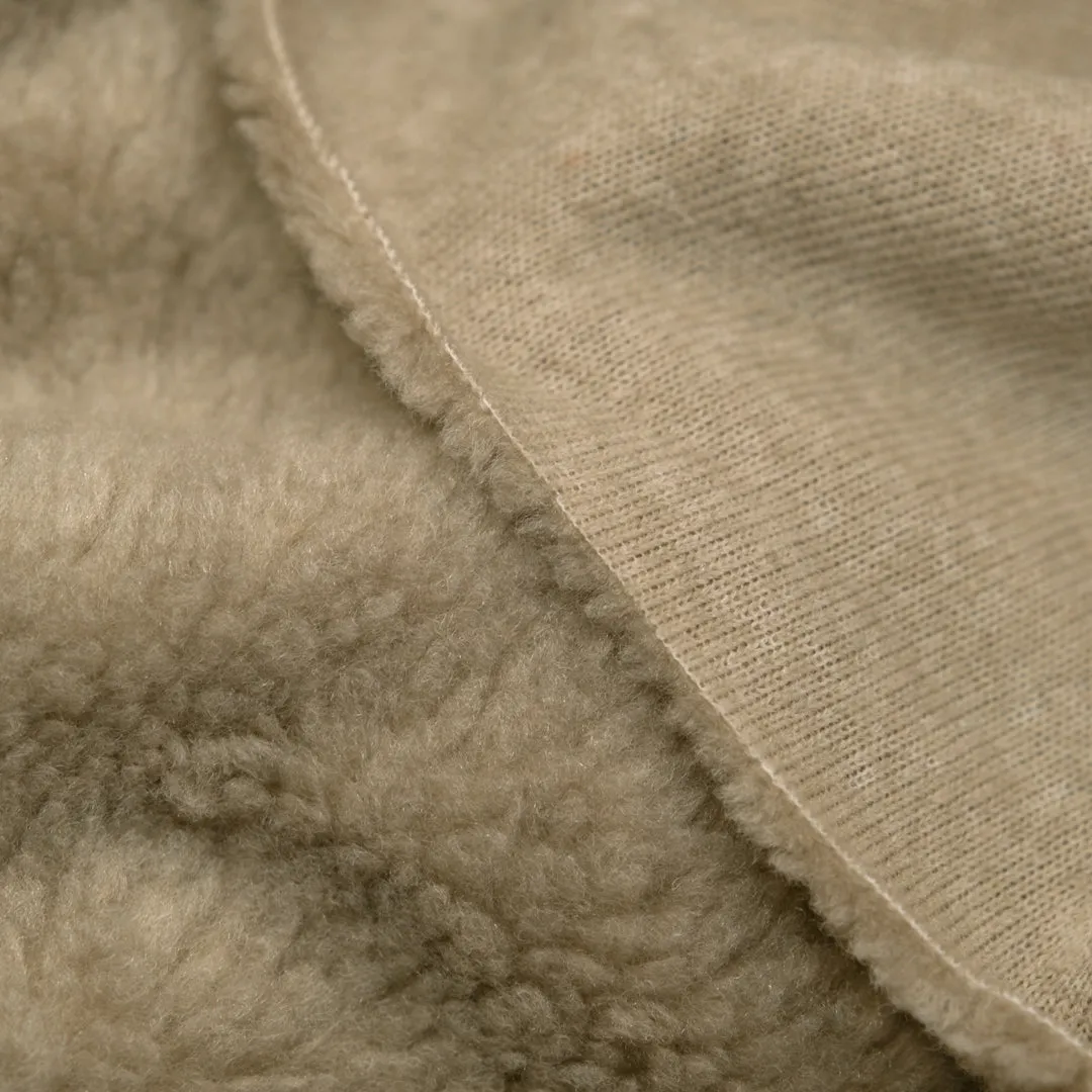 Deadstock Shearling Stretch Fleece - Mushroom