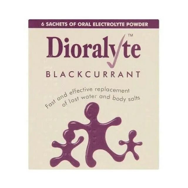 Dioralyte Rehydration Salts Sachets Blackcurrant Flavour 4g x 6