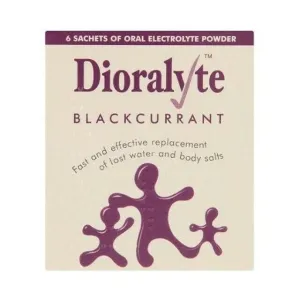 Dioralyte Rehydration Salts Sachets Blackcurrant Flavour 4g x 6