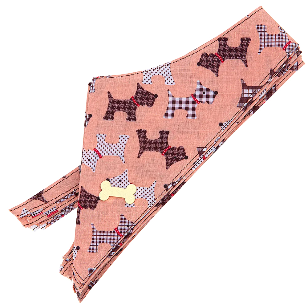 Dog Bandana Design #63 by Cecilia (Set of 10)