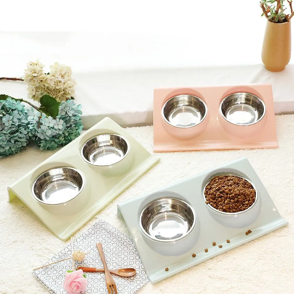 Double Pet Bowls
