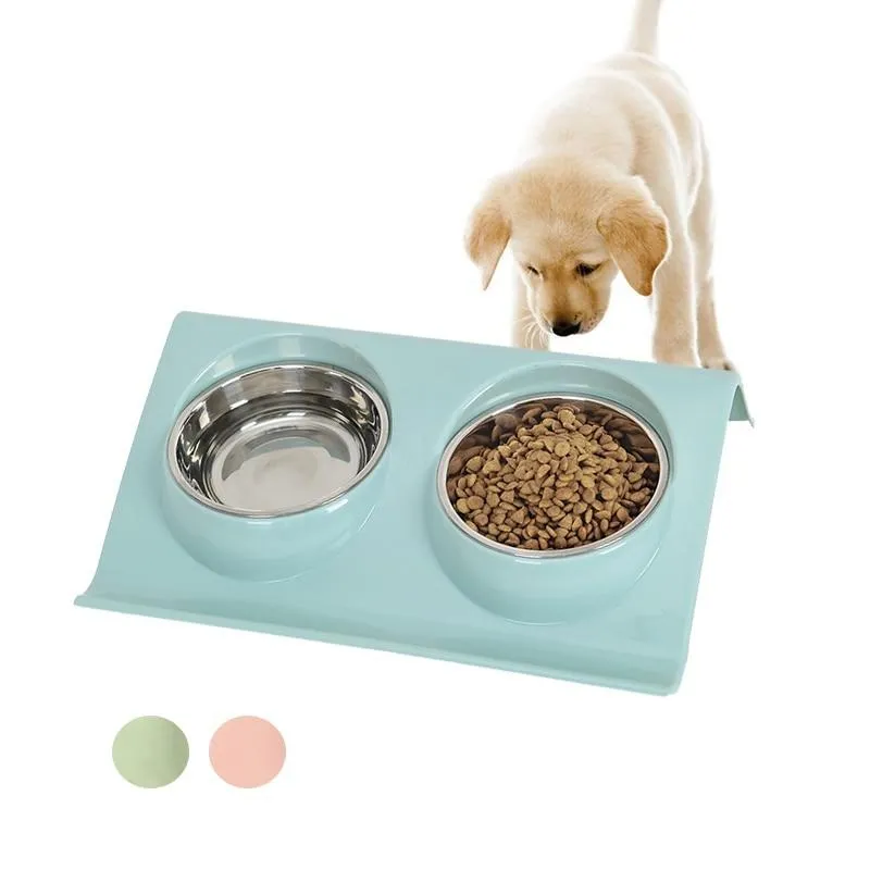 Double Pet Bowls