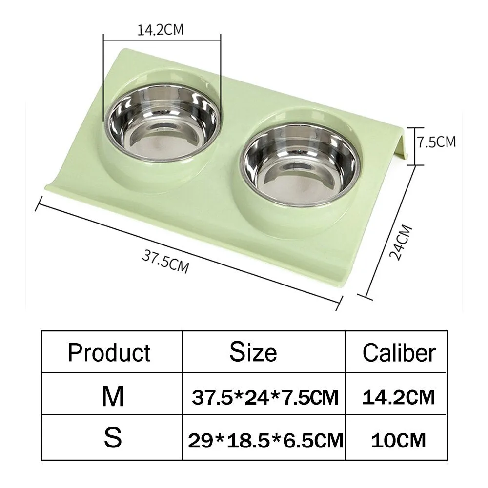 Double Pet Bowls