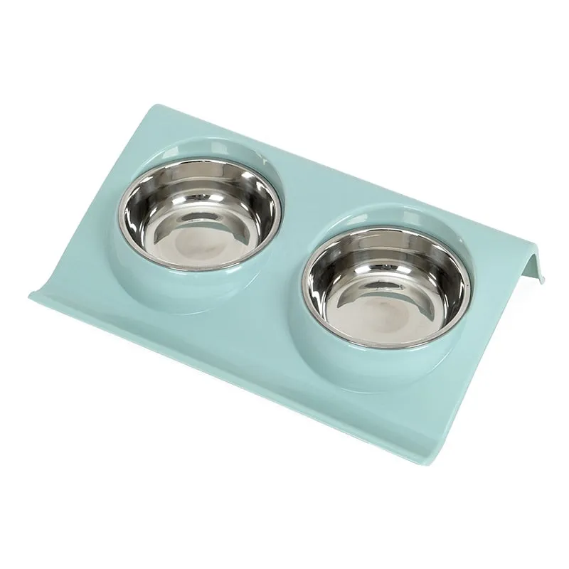 Double Pet Bowls