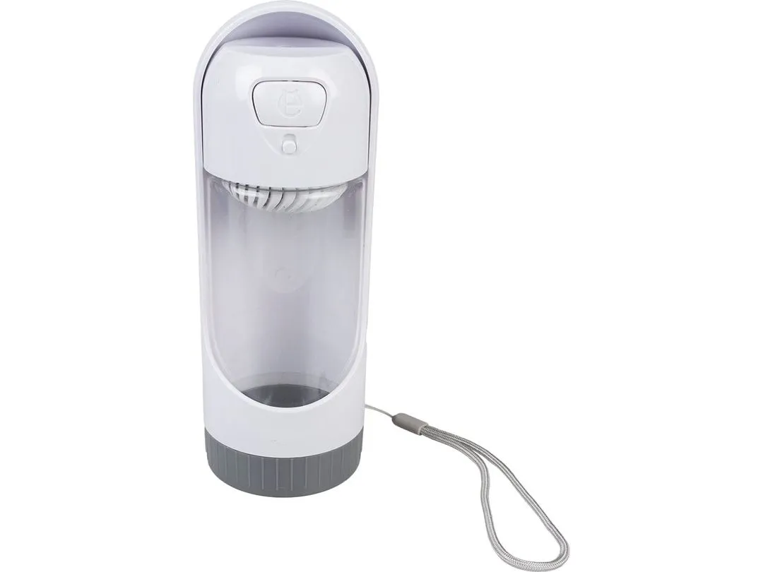 Drinking bottle compact 300ml - 6,5x6,5x18,5cm white