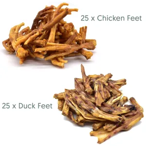 Duck & Chicken Feet Mix
