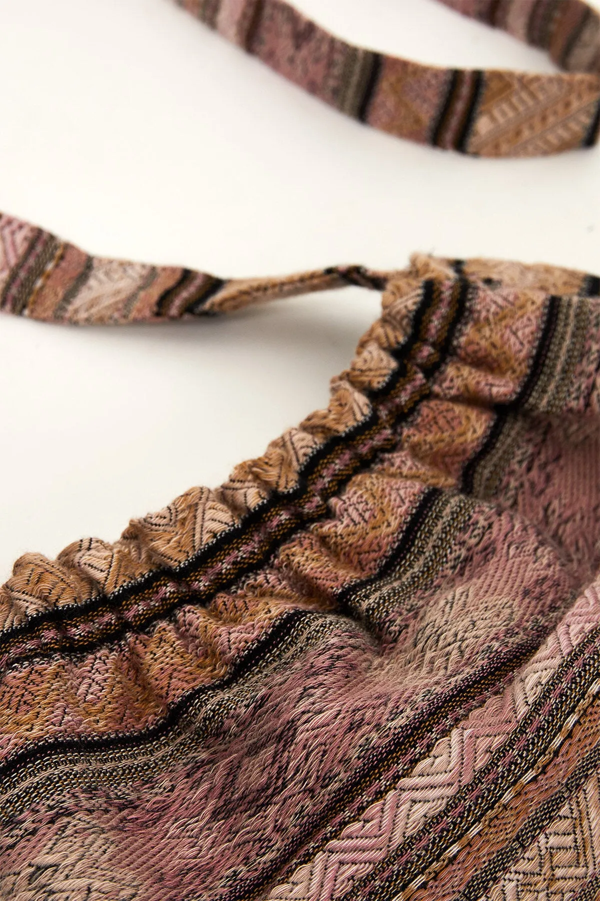 Elastic Pochette Ethnic Stripe