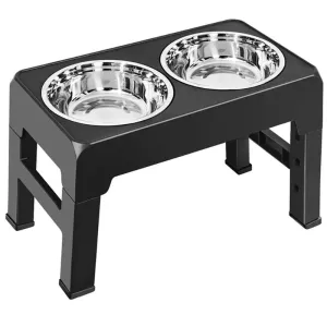 Elevated and Adjustable Pet Feeder