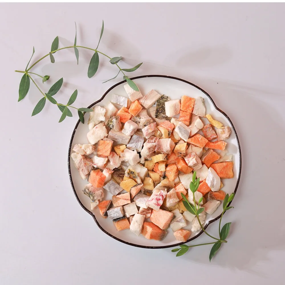 Freeze Dried Seafood Platter Treats for Dogs and Cats